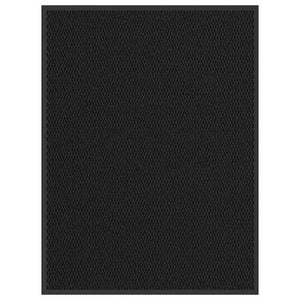 Vidaxl deurmat 90x120 cm zwart