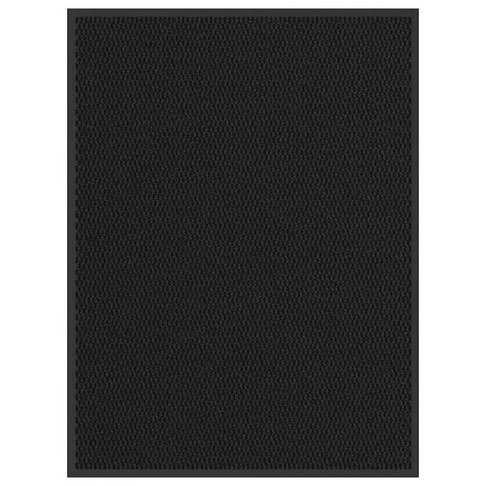 Vidaxl deurmat 90x120 cm zwart