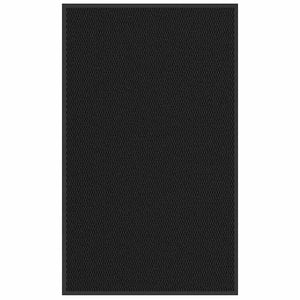 Vidaxl deurmat 90x150 cm zwart