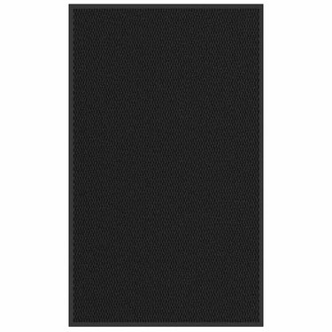 Vidaxl deurmat 90x150 cm zwart