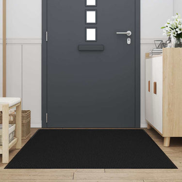 Vidaxl deurmat 115x200 cm zwart