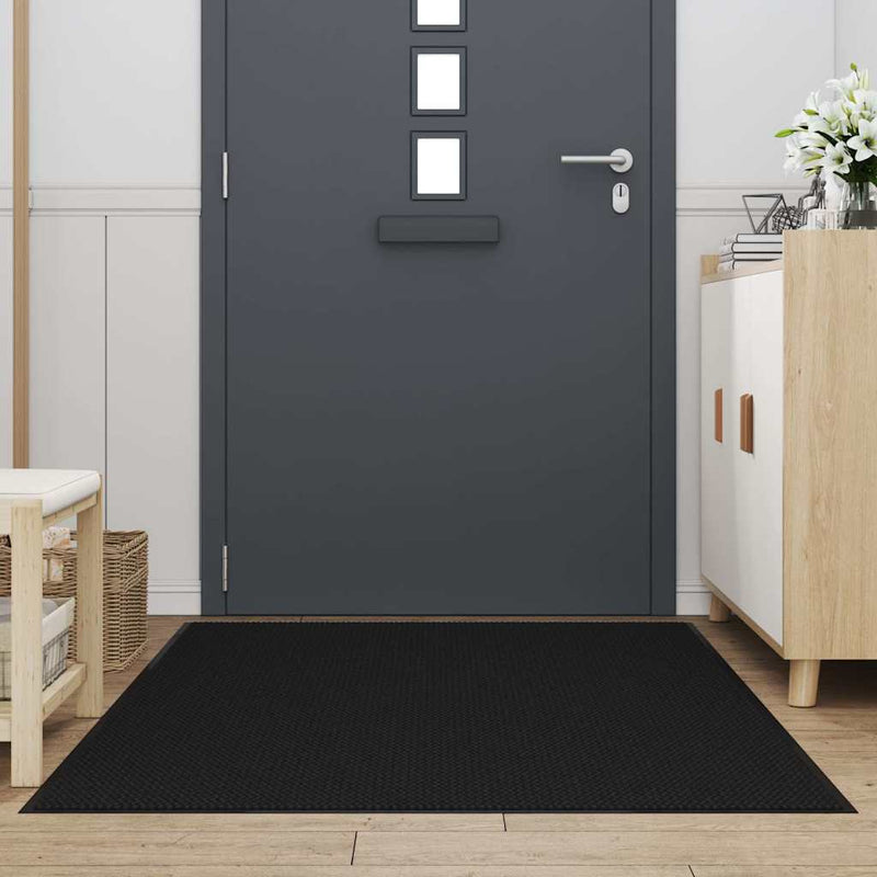 Afbeelding laden in galerijviewer, Vidaxl deurmat 115x200 cm zwart
