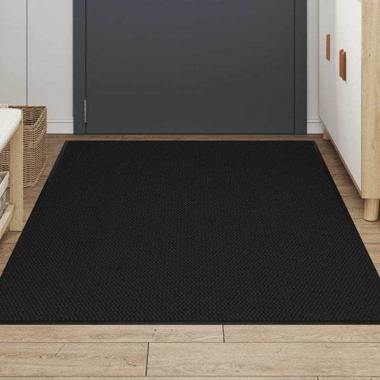 Vidaxl deurmat 115x200 cm zwart