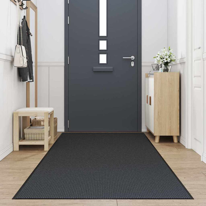 Afbeelding laden in galerijviewer, Vidaxl deurmat 115x300 cm zwart
