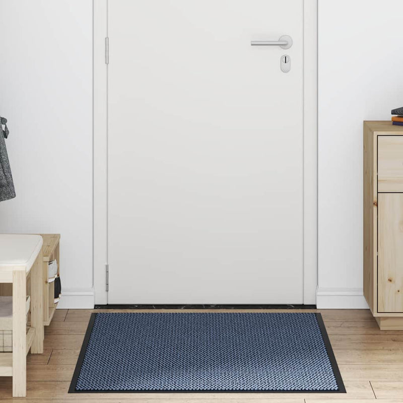 Afbeelding laden in galerijviewer, Vidaxl deurmat 90x150 cm blauw
