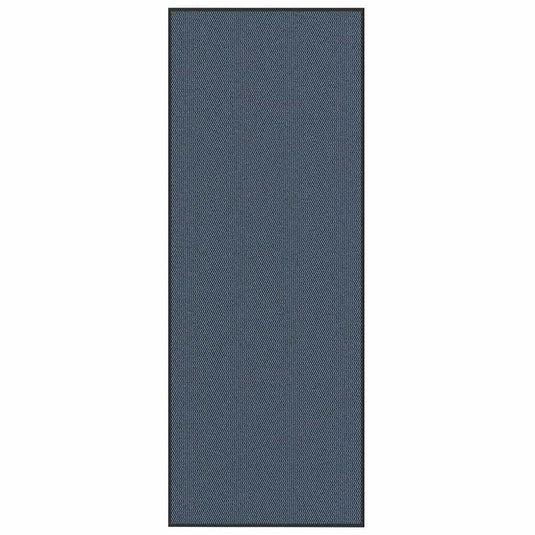 Vidaxl deurmat 115x300 cm blauw
