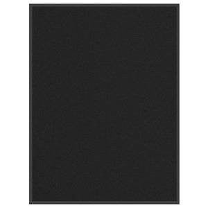 Vidaxl deurmat 80x120 cm zwart