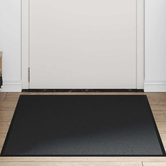 Vidaxl deurmat 80x120 cm zwart