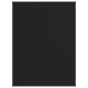 Vidaxl deurmat 90x120 cm zwart