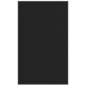 Vidaxl deurmat 90x150 cm zwart