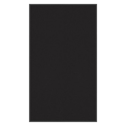 Vidaxl deurmat 115x200 cm zwart
