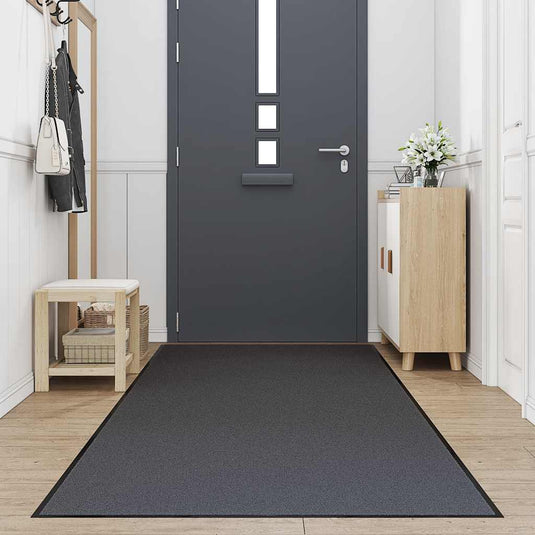 Vidaxl deurmat 115x300 cm antracietkleurig