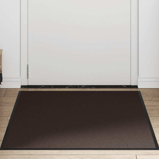 Vidaxl deurmat 90x120 cm bruin