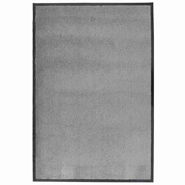 Vidaxl deurmat 60x90 cm grijs