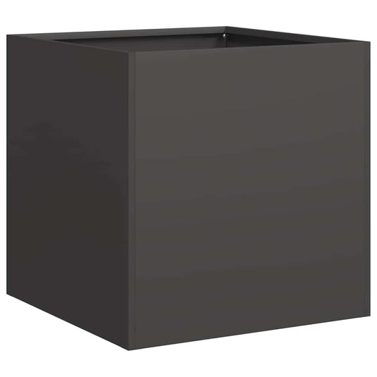 Vidaxl plantenbak 40x40x40 cm koudgewalst staal zwart