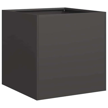Vidaxl plantenbak 40x40x40 cm koudgewalst staal zwart