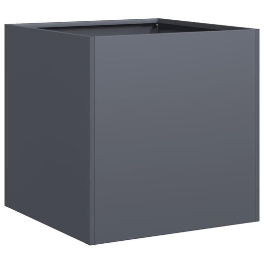 Vidaxl plantenbak 40x40x40 cm koudgewalst staal antracietkleurig