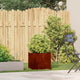 Vidaxl plantenbak roestig 40x40x40 cm weervast staal