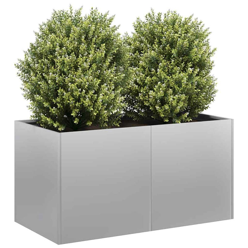 ギャラリービューアに画像をロードする, Vidaxl plantenbak 80x40x40 cm gegalvaniseerd staal
