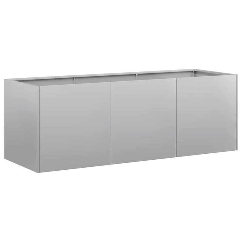 Afbeelding laden in galerijviewer, Vidaxl plantenbak 120x40x40 cm gegalvaniseerd staal
