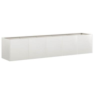 Vidaxl plantenbak 200x40x40 cm roestvrij staal