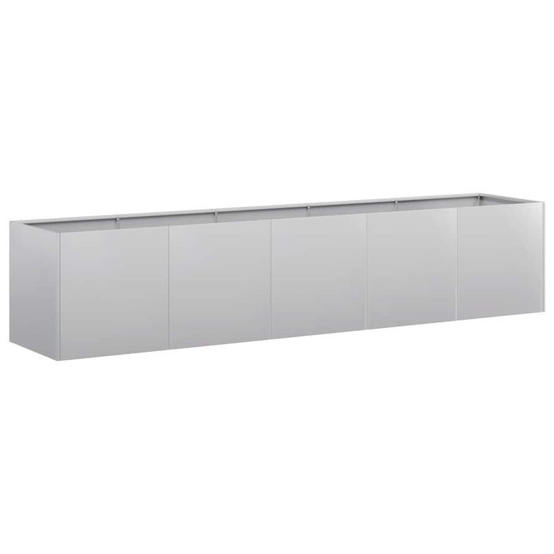 Afbeelding laden in galerijviewer, Vidaxl plantenbak 200x40x40 cm gegalvaniseerd staal
