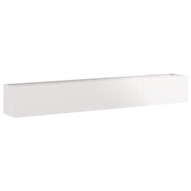 Vidaxl plantenbak 280x40x40 cm roestvrij staal