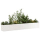 Vidaxl plantenbak 280x40x40 cm roestvrij staal