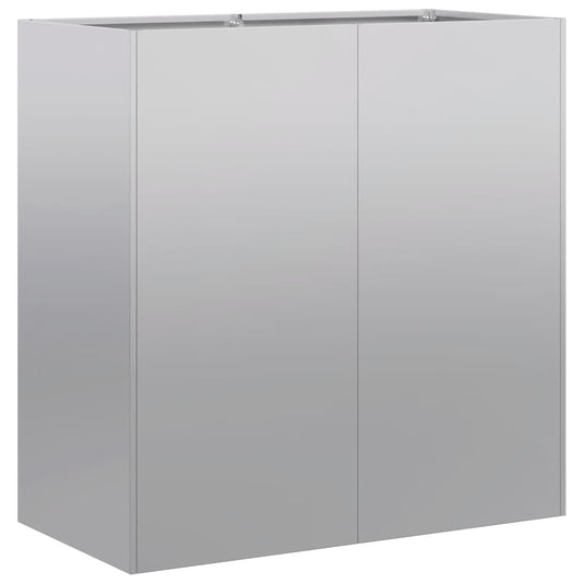 Vidaxl plantenbak 80x40x80 cm gegalvaniseerd staal