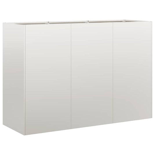 Vidaxl plantenbak 120x40x80 cm roestvrij staal