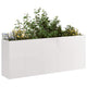 Vidaxl plantenbak 200x40x80 cm roestvrij staal