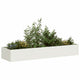 Vidaxl plantenbak 280x80x40 cm staal wit