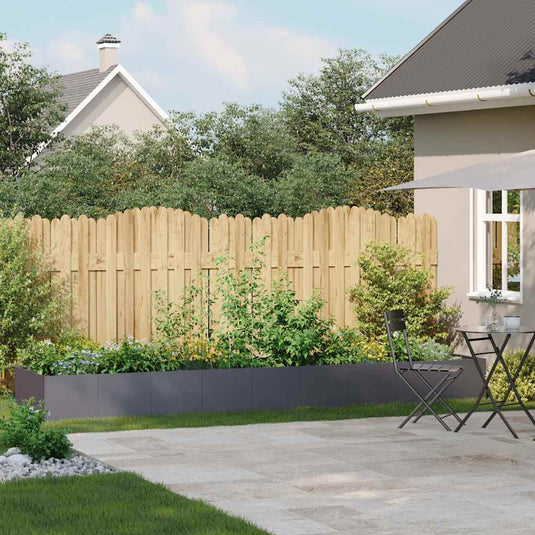 Vidaxl plantenbak 360x80x40 cm staal antracietkleurig