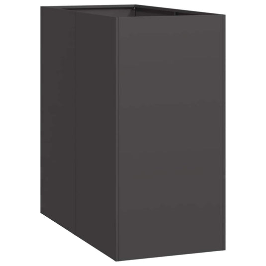 Vidaxl plantenbak 40x80x80 cm staal zwart