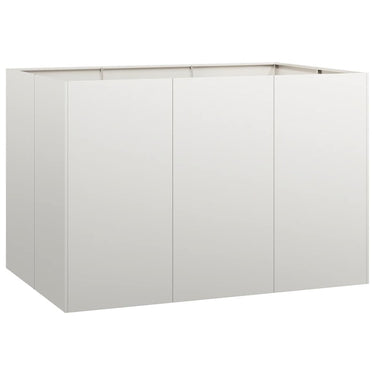 Vidaxl plantenbak 120x80x80 cm roestvrij staal