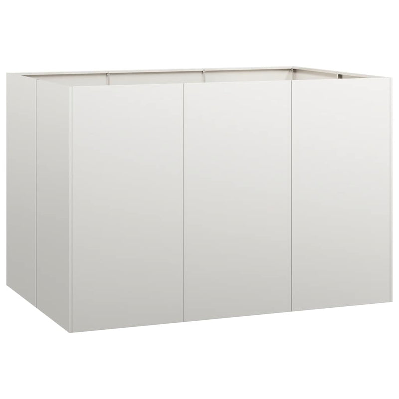 Afbeelding laden in galerijviewer, Vidaxl plantenbak 120x80x80 cm roestvrij staal
