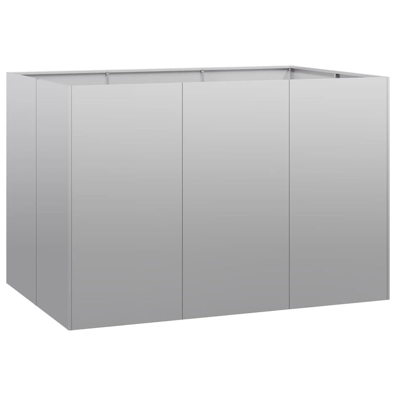 Afbeelding laden in galerijviewer, Vidaxl plantenbak 120x80x80 cm gegalvaniseerd staal
