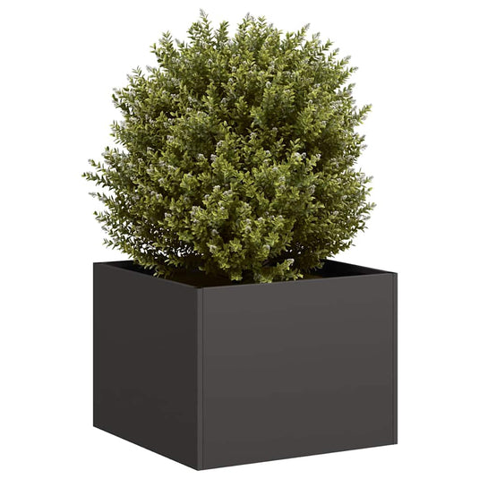 Vidaxl plantenbak 40x40x30 cm staal zwart