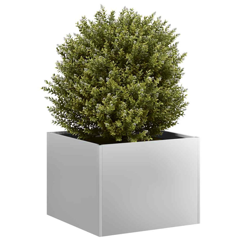 Afbeelding laden in galerijviewer, Vidaxl plantenbak 40x40x30 cm gegalvaniseerd staal
