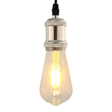 Vidaxl lamphouders 2 st nikkel satijn e27