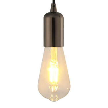 Vidaxl lamphouders 2 st glanzend zwart e27