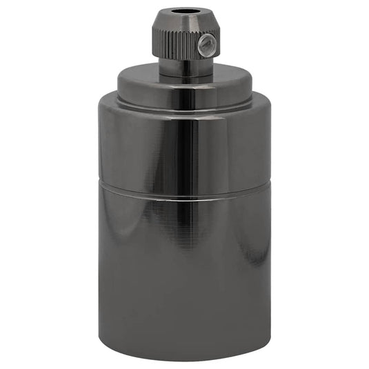 Vidaxl lamphouders 2 st glanzend zwart e27