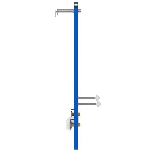 Vidaxl badkamer muursteun blauw 50 x 3 x 112 cm