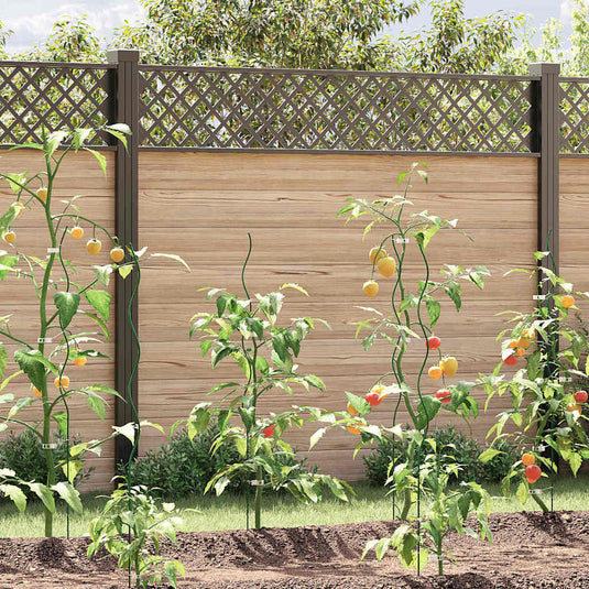 Vidaxl plantondersteuning 20 pcs groen 110 x 0.6 x 0.6 cm staal