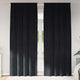 Vidaxl verduisterende gordijnen 2 pcs zwart 140 x 260 cm fluweel