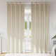 Vidaxl verduisterende gordijnen 2 pcs crème 140 x 260 cm fluweel