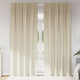 Vidaxl verduisterende gordijnen 2 pcs crème 140 x 225 cm fluweel