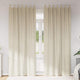 Vidaxl verduisterende gordijnen 2 pcs crème 140 x 245 cm fluweel