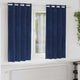 Vidaxl verduisterende gordijnen 2 pcs donkerblauw 140 x 175 cm fluweel