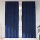 Vidaxl verduisterende gordijnen 2 pcs donkerblauw 140 x 260 cm fluweel